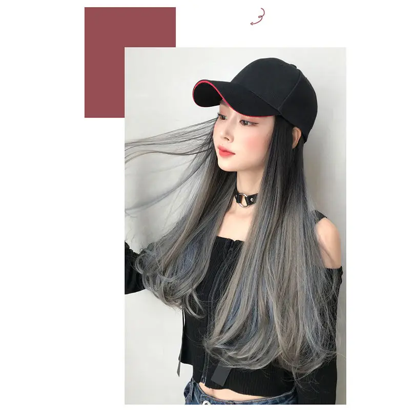 Новинка 2020 горячая распродажа женский парик из микро-рулона Повседневная шляпа