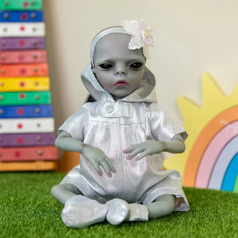 W3JF 15-дюймовые реалистичные куклы-реборн Инопланетянин мягкие игрушки ручной