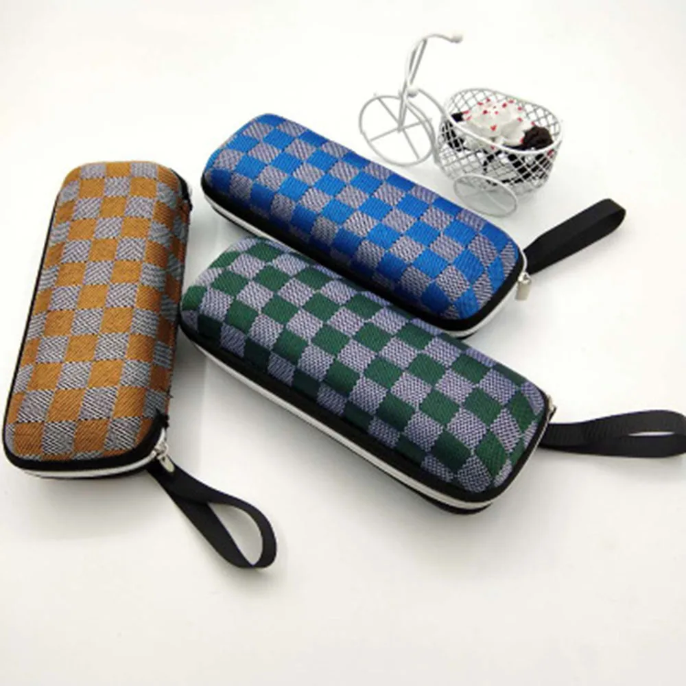 Ретро компактный чехол для очков EVA переносная коробка на молнии против давления