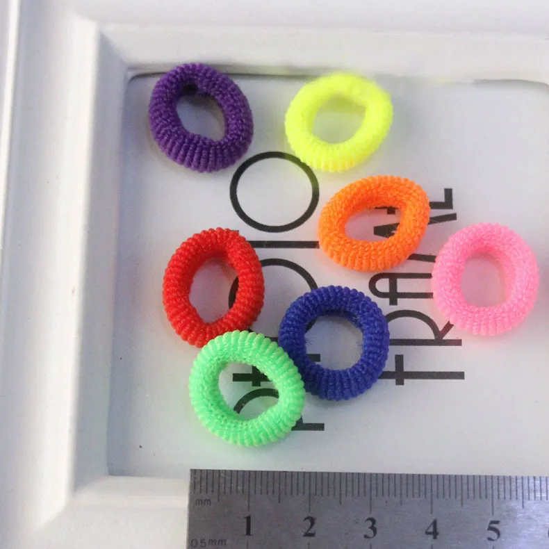 Резинки для волос Эластичные разноцветные девочек 100 шт. в партии|Аксессуары