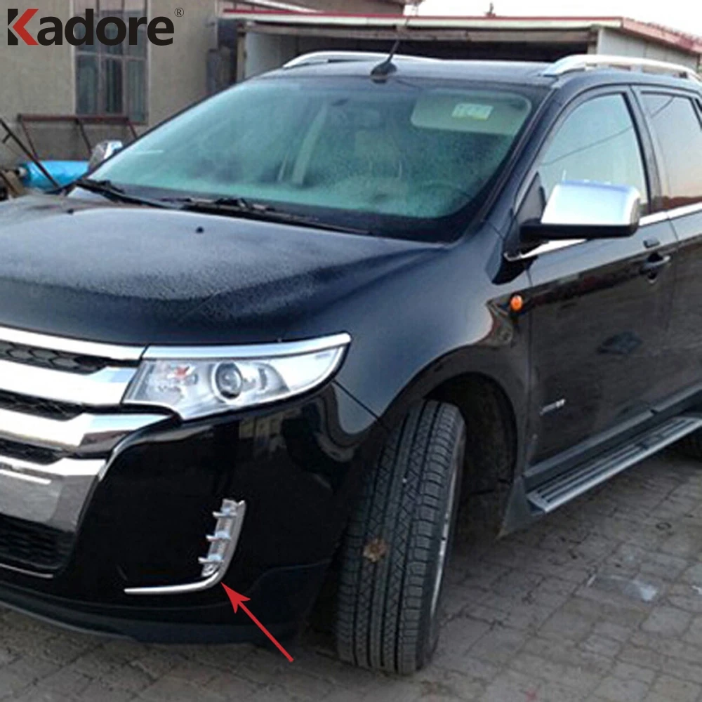 Хромированный передний противотуманный светильник для Ford Edge 2011 2012 2013 Накладка