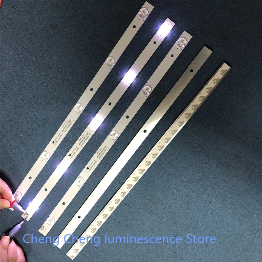 40Pieces/lot  good quality LCD TV backlight bar FOR 400S8606X8-A0035 E34036 40S-4-10 1.00.1.388015S01R V1 94V-O DY-01 100%NEW enlarge