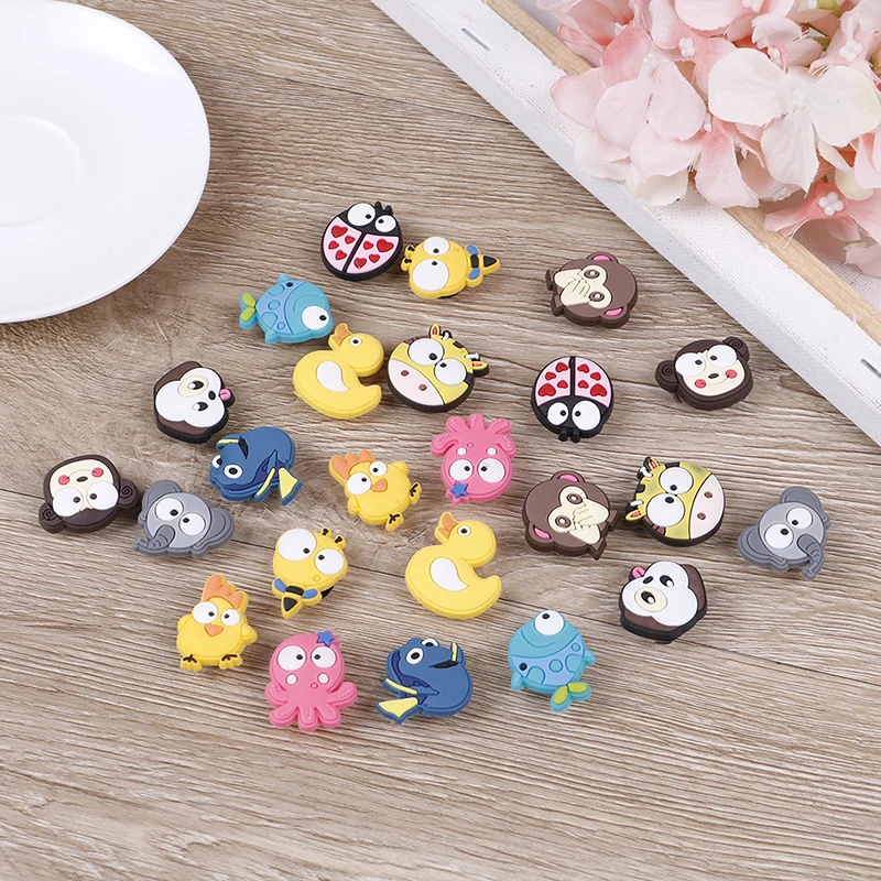 8/10 шт. новинка украшения из ПВХ с бантиками обувь для сада сандалии мороженого