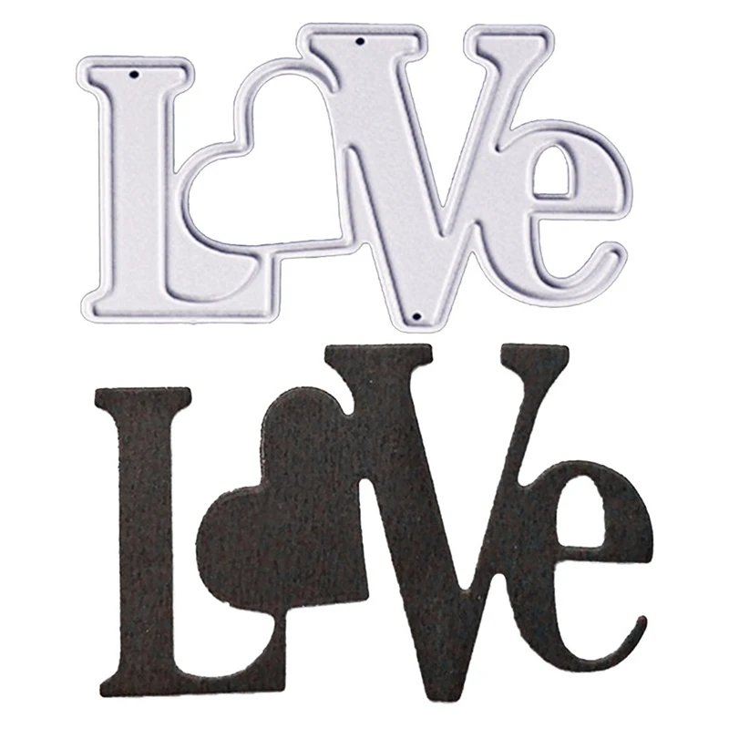 

Metal Craft Words Love Die Cutting Dies For DIY Scrapbooking Christmas Wedding Valentine's Day Cards Handmake