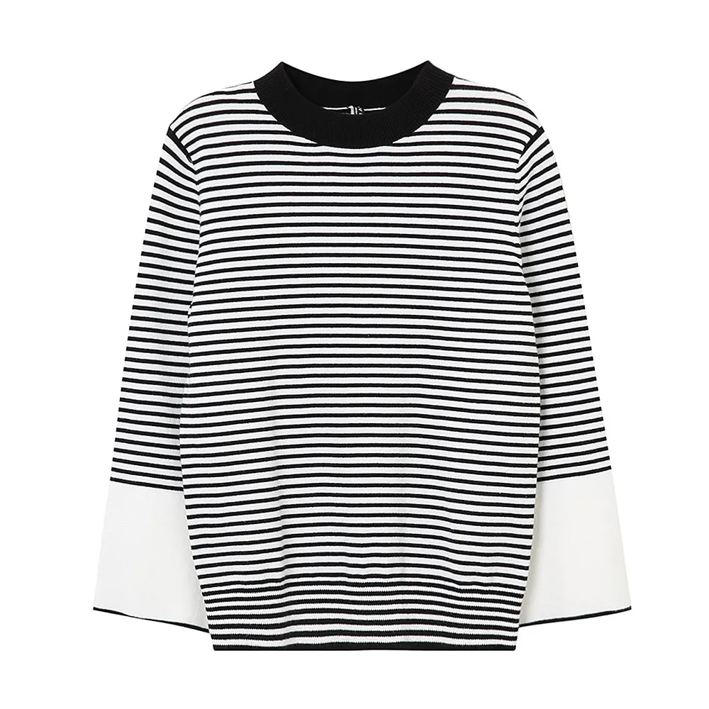 Metersbonwe Cotton Knitted Sweater Women Pullovers Turtleneck Autumn Winter Basic Sweaters Korean Style Slim Fit | Женская одежда