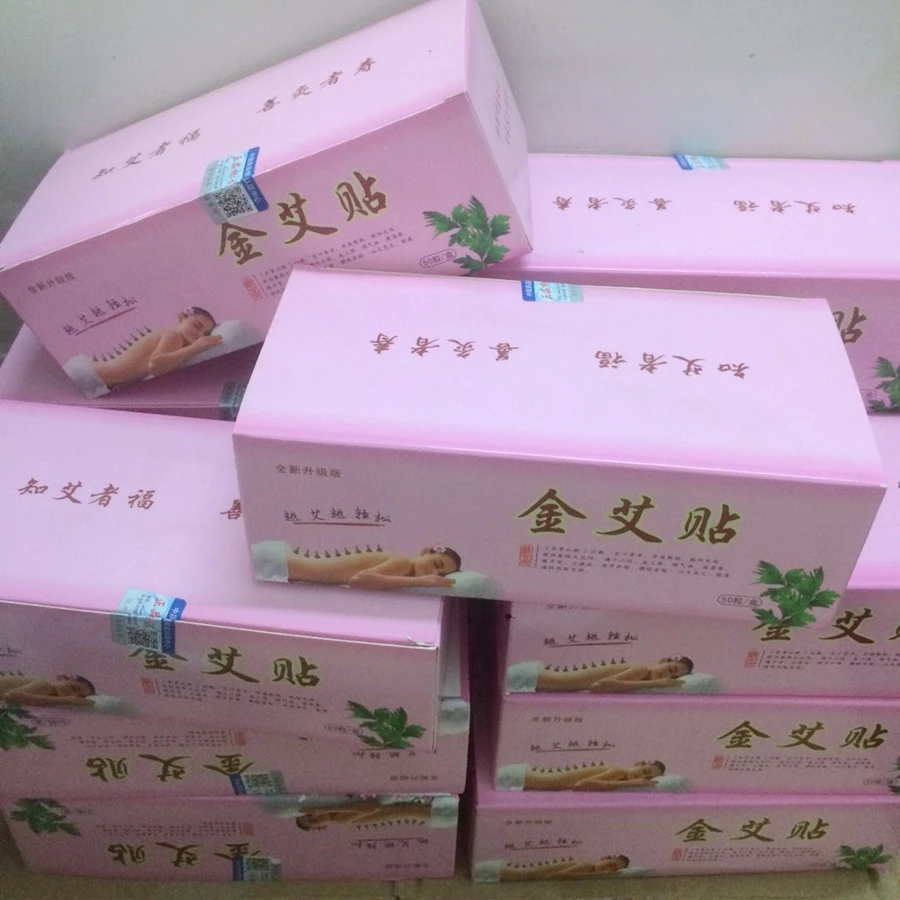 

100pcs/set Moxa Stick Moxibustion Smokeless Roll Mini Self-adhesive Acupuncture Massage Sticker Artemisia Box Holder Roller