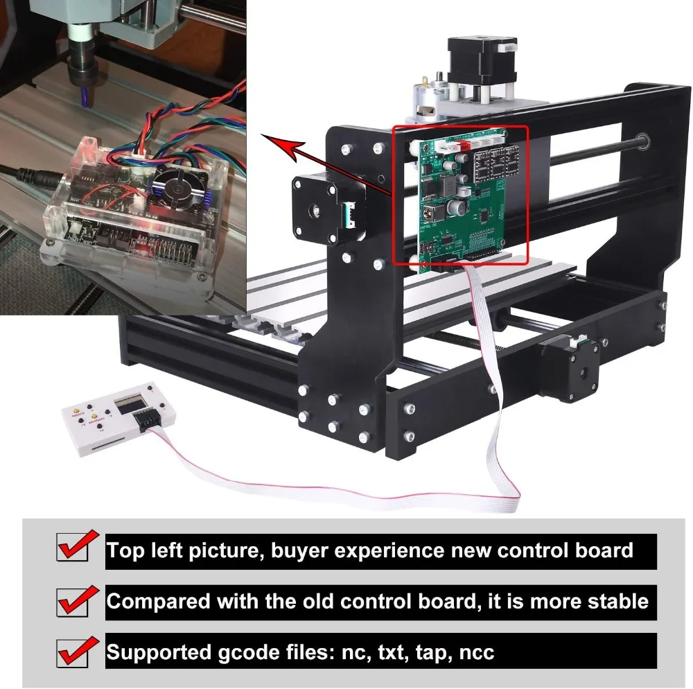 CNC 3018 Pro с автономным управлением, GRBL управления Diy Мини ЧПУ машина, 3 оси pcb фрезерный станок, лазерная гравировка древесины маршрутизатор