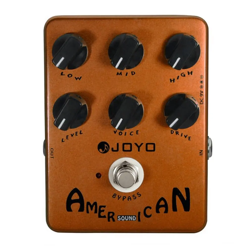 JOYO гитарный усилитель имитатор эффектов педаль искажений VOX Fander Marshall MESA Boogie True
