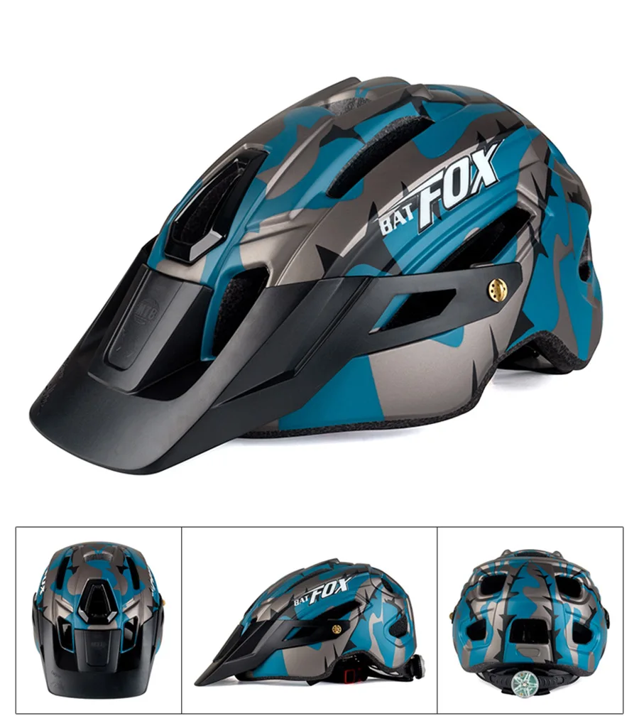 BATFOX велосипедный шлем TRAIL XC велосипедный шлем In-mold MTB велосипедные шлемы Дорожные горные велосипедные шлемы Защитная Кепка для мужчин и женщин шлем