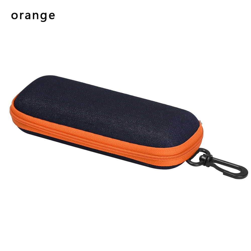 Orange Мужские и женские винтажные Ретро квадратные очки коробка солнцезащитные очки льняные складные очки Чехол оптические корзины ручной работы для хранения очки Чехол Новинка - Цвет: Orange