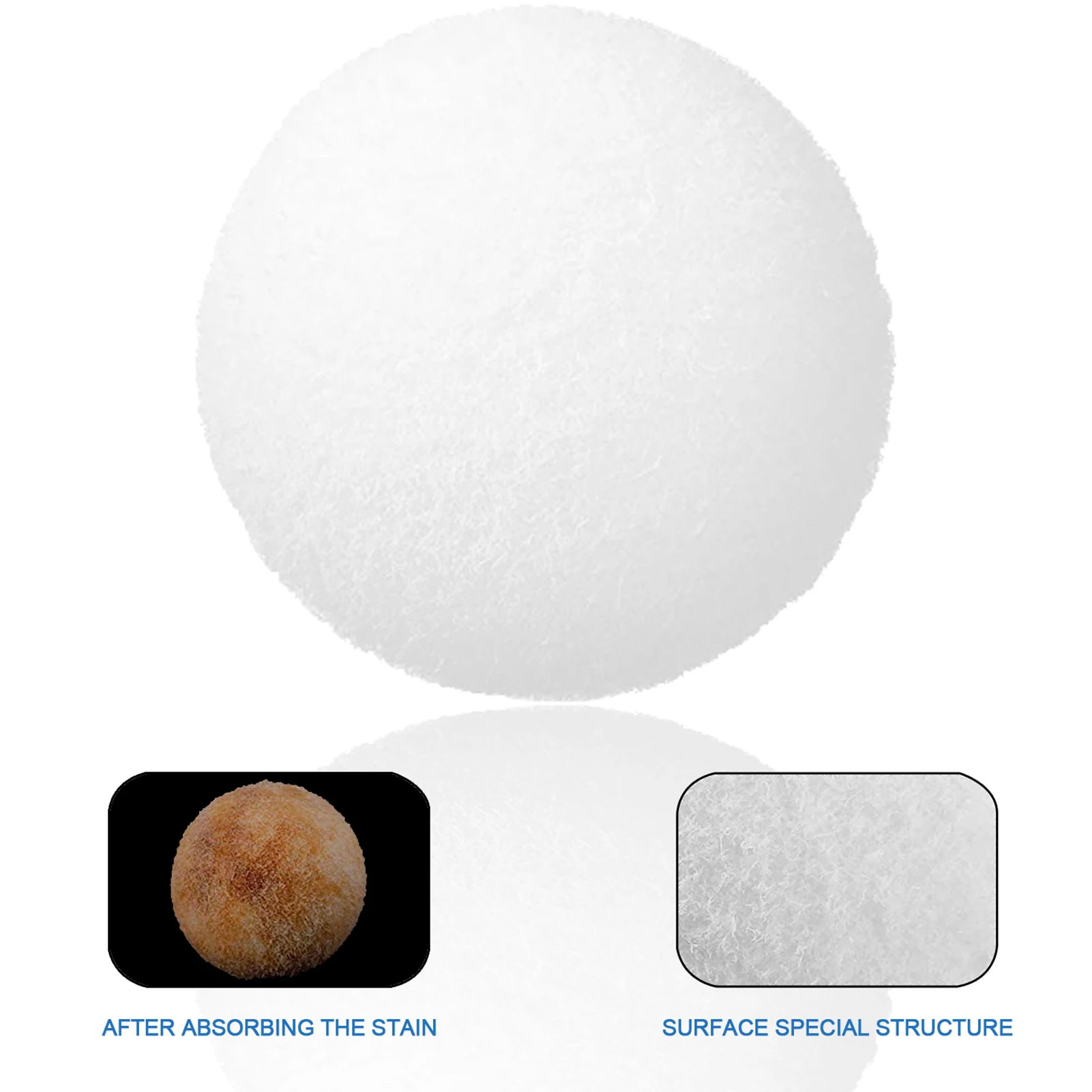 

4/32 Pack Scum Eliminating Ball Reusable Scum Sponge Balls