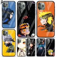 hot anime cartoon ninja for apple iphone 12 11 xs pro max mini xr x 8 7 6s 6 plus tempered glass phone case