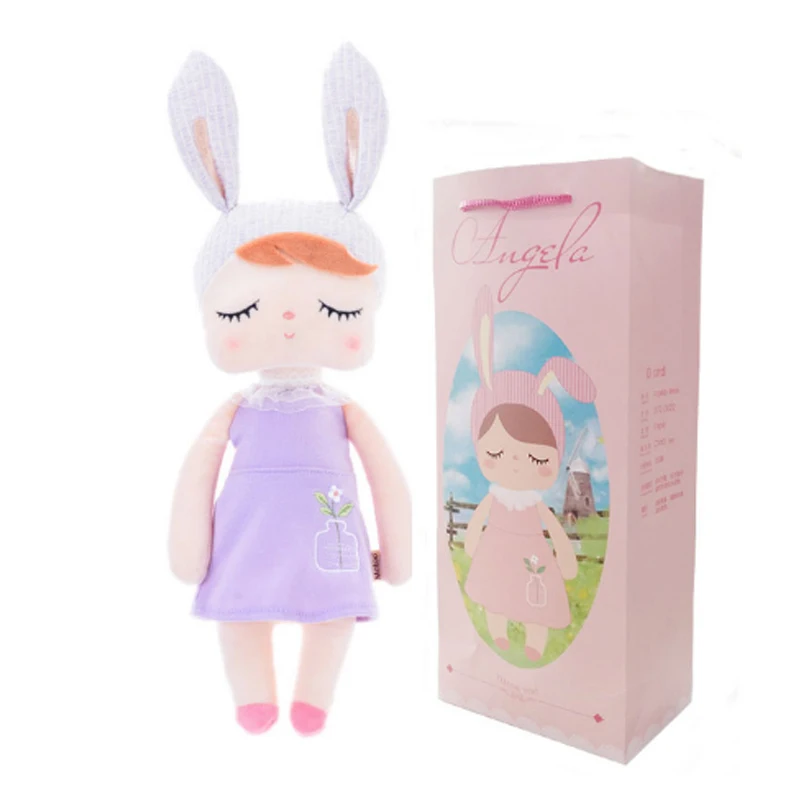 Metoo в штучной упаковке Фруктовые Куклы кукла Анджела мягкие ToysAnimals детская одежда для девочек для мальчиков Kawaii Детские Плюшевые мультфильм кролик, мягкие игрушки