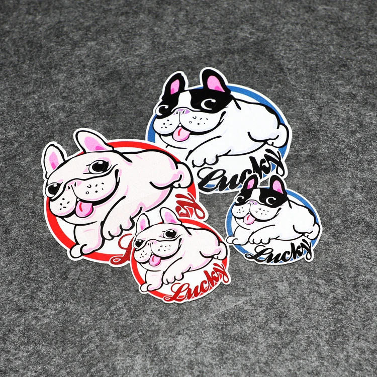 Нет. S035 с персонажами из мультфильмов, с принтом «Lucky Dog» 3M светоотражающие наклейки для автомобиля и наклейки на автомобиль Водонепроницаемый боковое окно мотоцикл наклейки для топливного бака