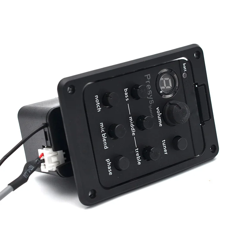 FISHMAN Presys 301 Mic Blend двухмодельный Preamp EQ тюнер Piezo Pickup Beat|Детали и аксессуары для