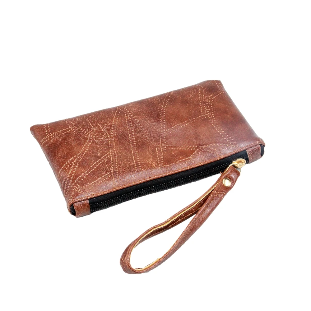 Кошельки Lralra в стиле пэчворк для мужчин и женщин сумочка из искусственной кожи на