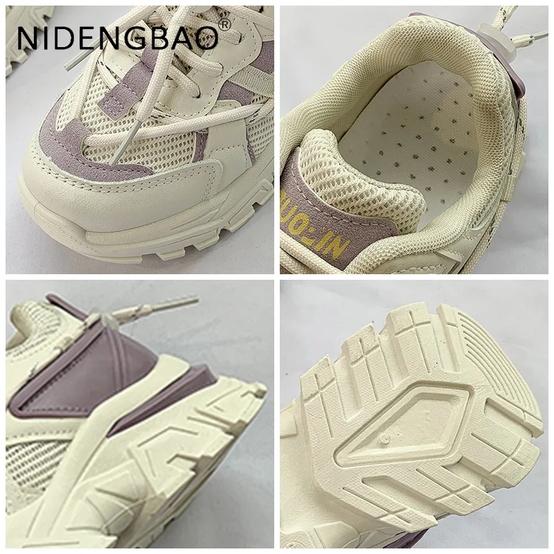 Women Chunky Sneakers Summer Fashion Mesh Breathable Outdoor Walking Jogging Running Platform Sports Shoes Female Trainers