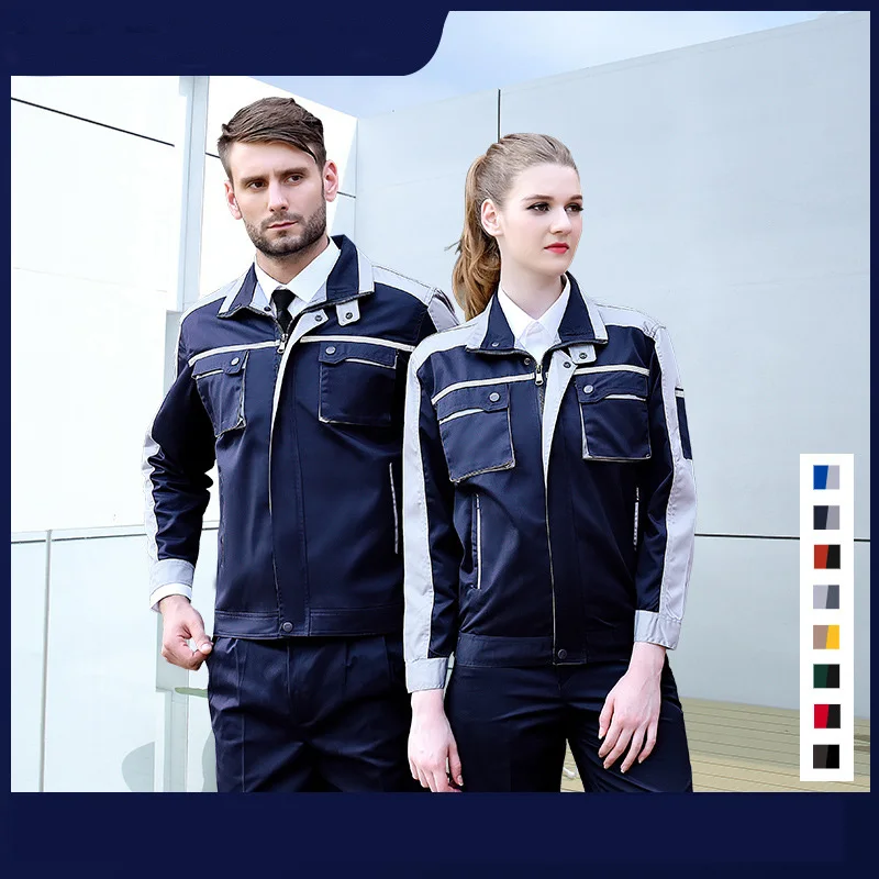 Осень 2021 светоотражающий износостойкий комбинезон костюм рабочая одежда для