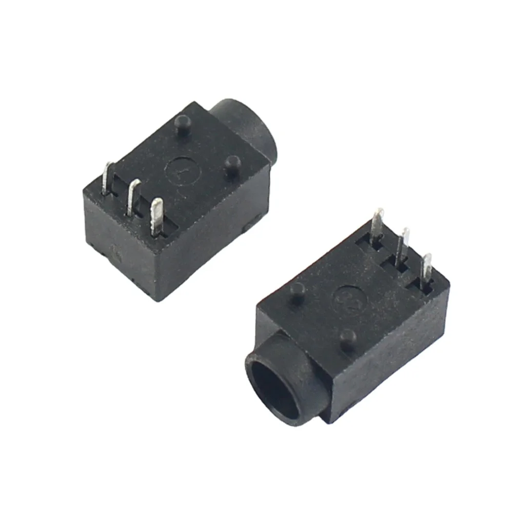 10pcs DC003A DC Power Jack Outlet 3 Pin Feet DC-003A 3.5*1.0mm 3.5*1.3mm Female Round Hole Supply Socket Connector | Обустройство