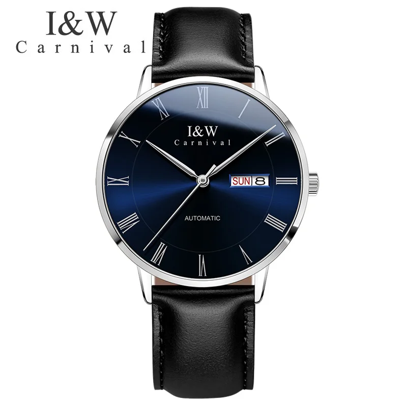 Карнавал механические часы мужские MIYOTA движение автоматические модные