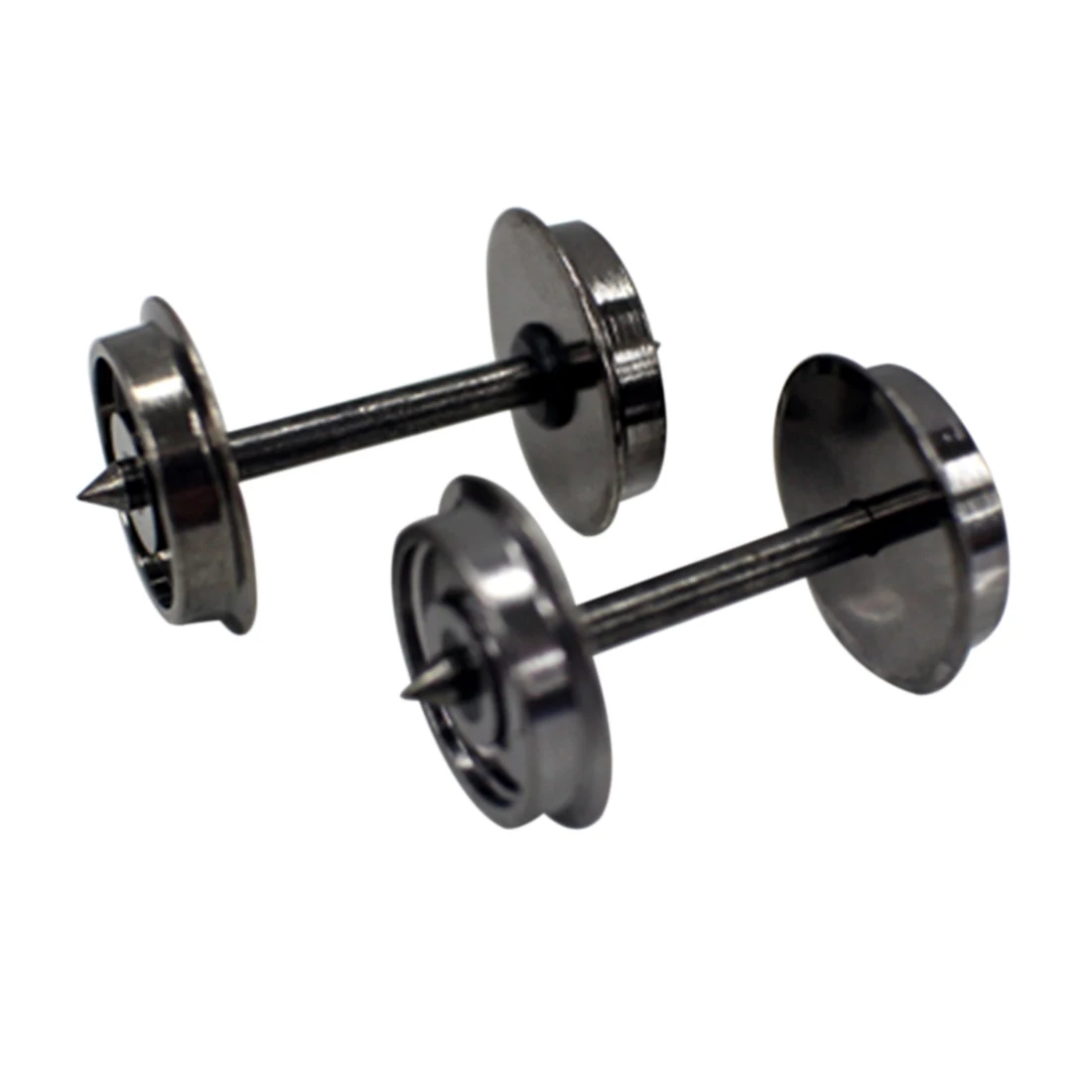 Универсальное модифицированное колесо постоянного тока, радзац для модели в масштабе HO, электрического поезда Ho Scale миниатюрный пейзаж, аксессуары, черный, 2 шт., 1:87