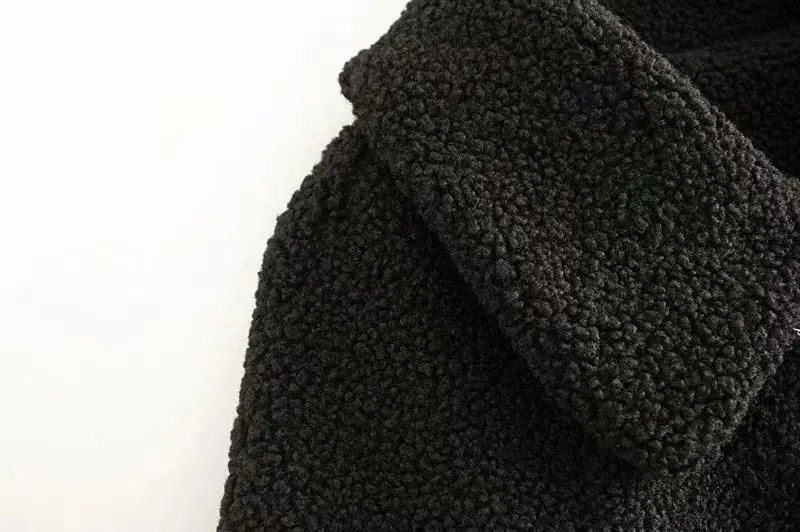 Эффект европейской и американской моды пальто с мехом AAZZ80-9502