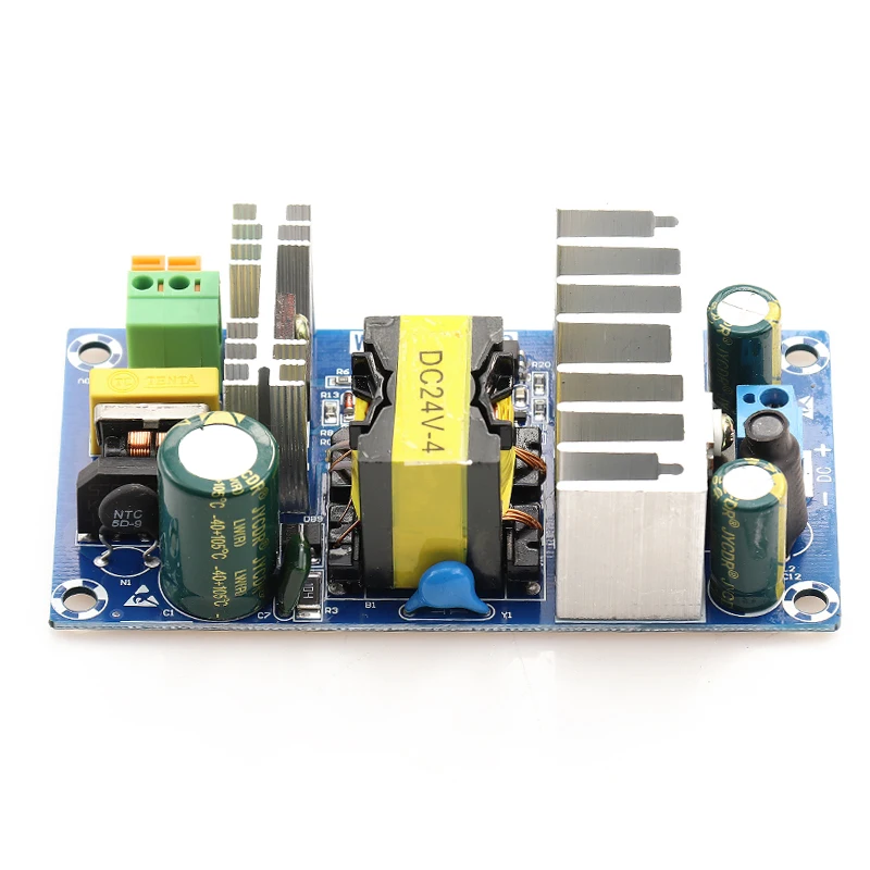 Для Питание модуль переменного тока 110v 220v DC/DC 24V 4A AC-DC переключение доска