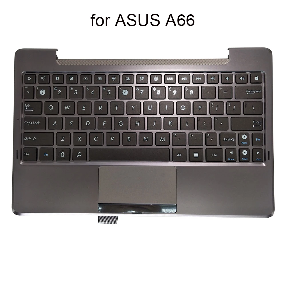 

English touchpad keyboard for Asus PADFONE A66 US computers nnotebook keyboards replacement topcase palmrest New 13A0-1KQ0J01