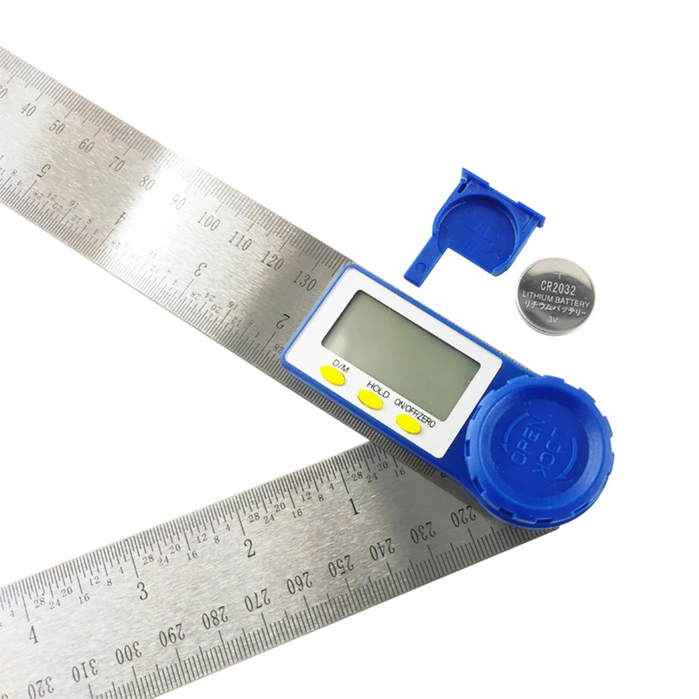

Digital Protractor 200mm 7 Inch Digital Angle Finder Protractor Ruler Meter Inclinometer Goniometer Level Electronic Angle Gauge