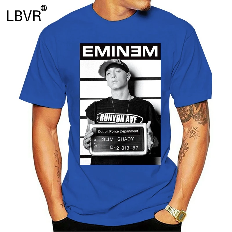 Мужская Повседневная модная рубашка дешевая мужская футболка Eminem эксклюзивная