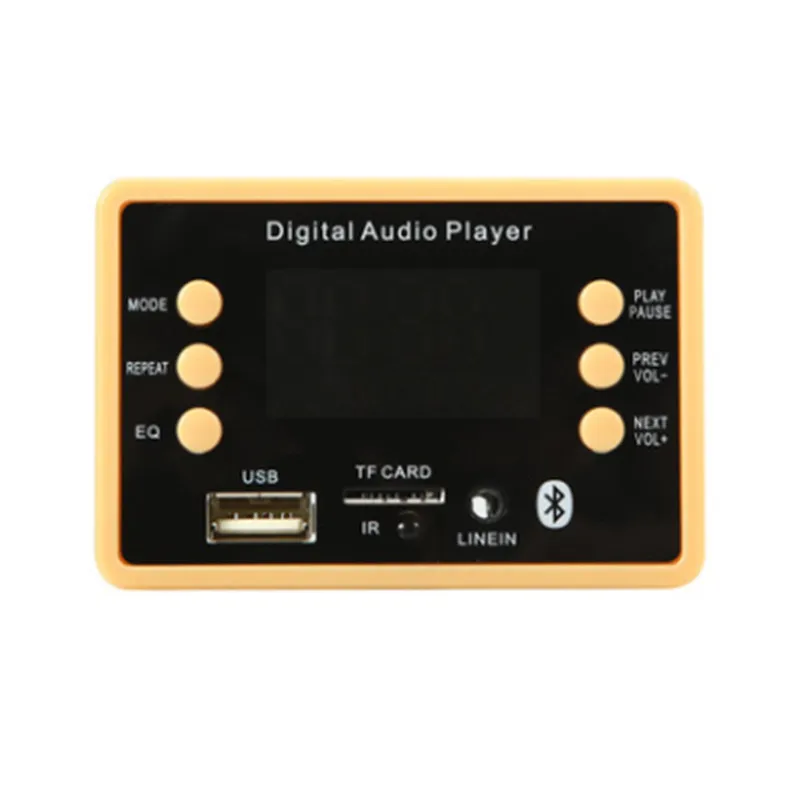 Автомобильный MP3 декодер декодирующая плата модуль WMA WAV Bluetooth 5.0AUX / USB TF FM