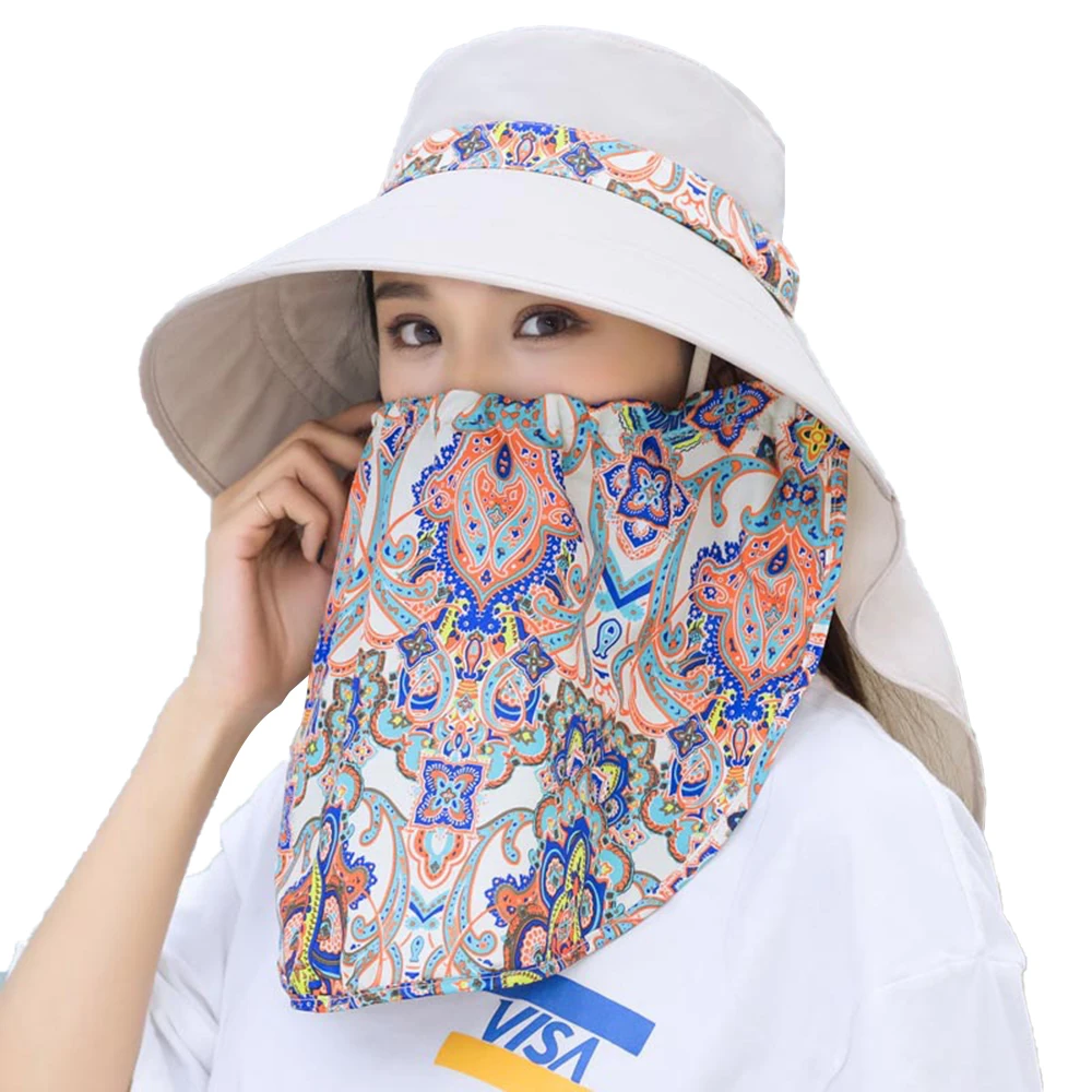 Новинка 2020 Женская Складная Солнцезащитная шляпа женская летняя пляжная с