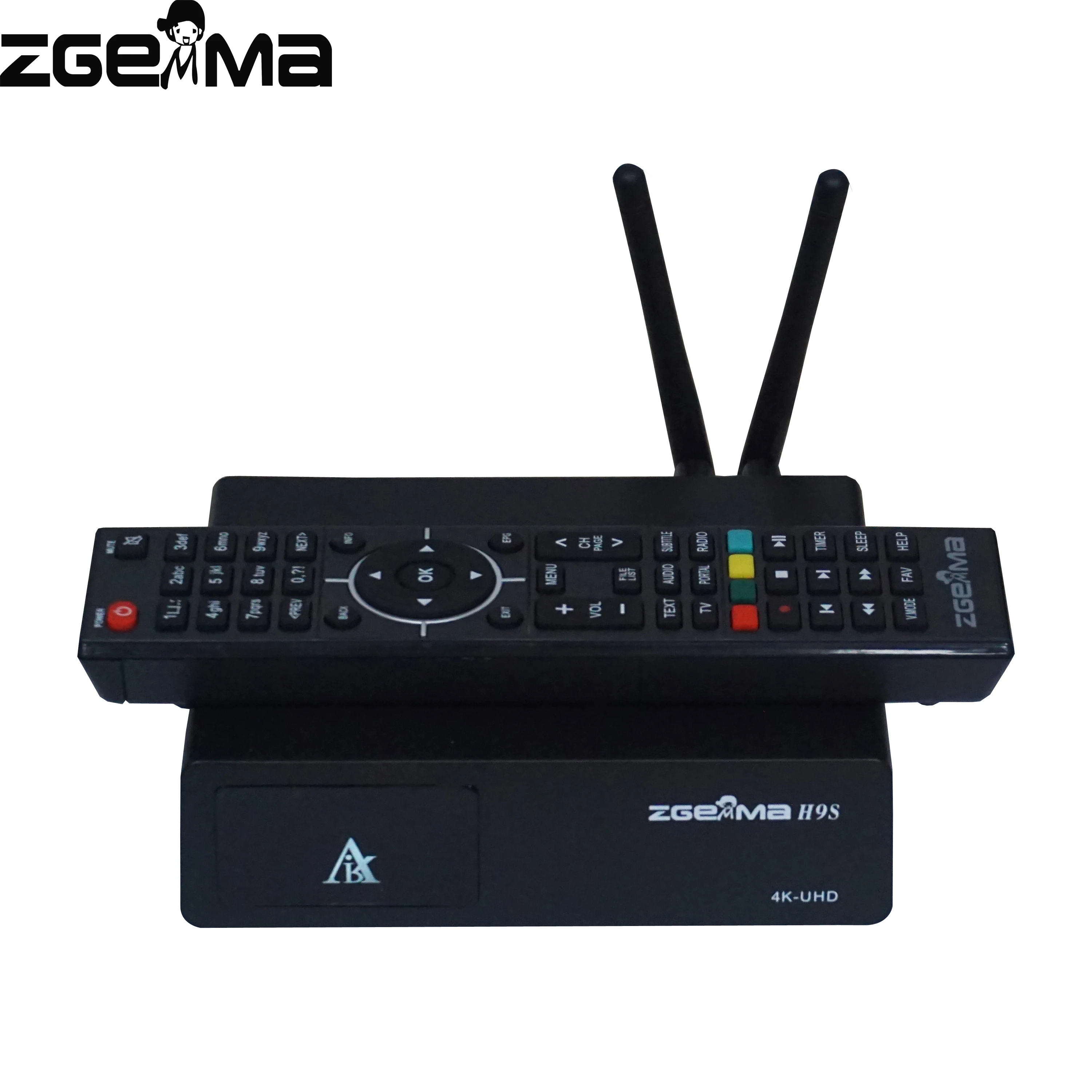 2 шт./партия zgemma h9s 4K UHD цифровой спутниковый ТВ deocder dvb s2/s2x multistream с iptv stalker со встроенным wifi