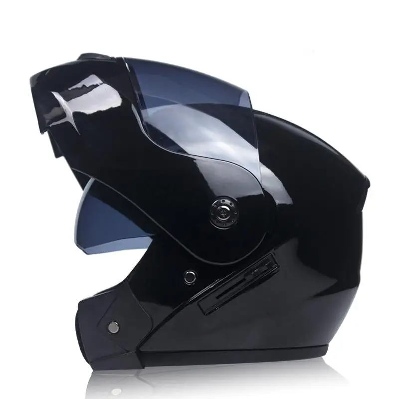 

Unisex Flip Up Racing Helmet Modular Dual Lens Motorcycle Helmet