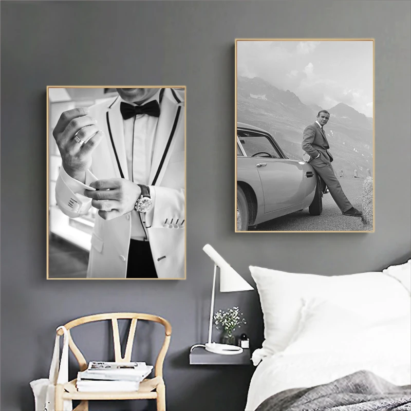 Постеры фильма шпион художественный плакат на холсте ретро 007 Декор Картина