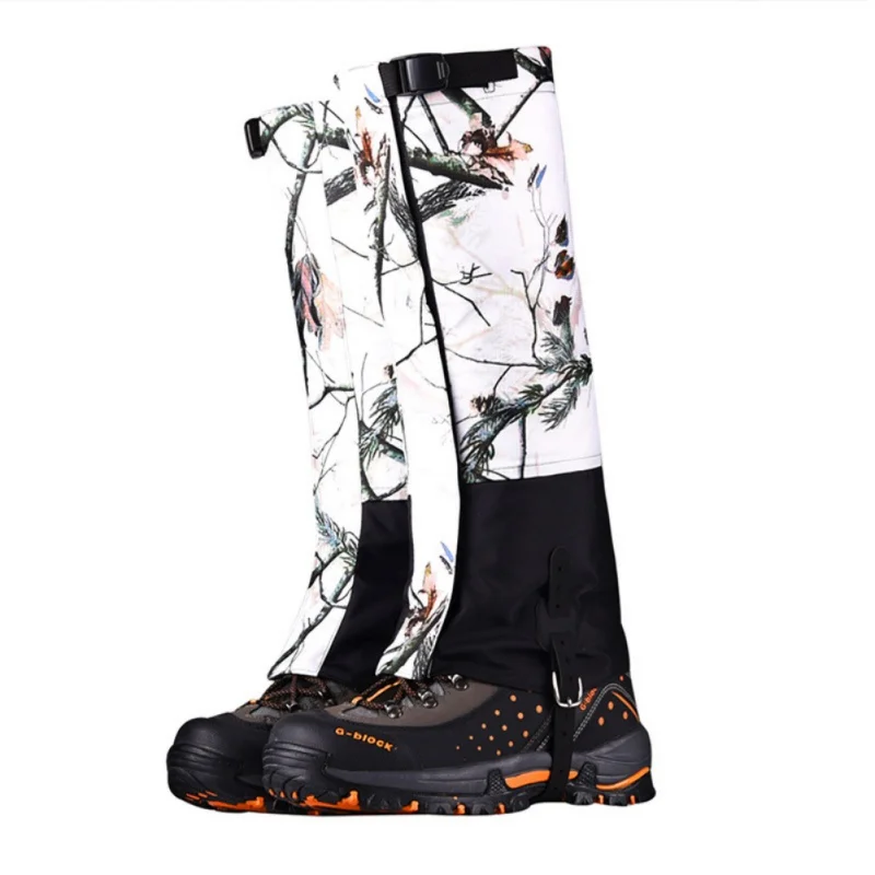 

Outdoor Skiing Gaiter Mountaineering Snow Camouflage Bindings Legging Climbing Hiking Waterproof Leg Guards Breathable Protector