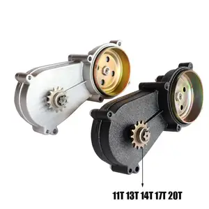 Мотоцикл 11T 13T 14T 17T 20T T8F для 43CC 47CC 49CC коробка передач с одной цепью сцепления Mini Moto Pit Dirt Bike Quad ATV