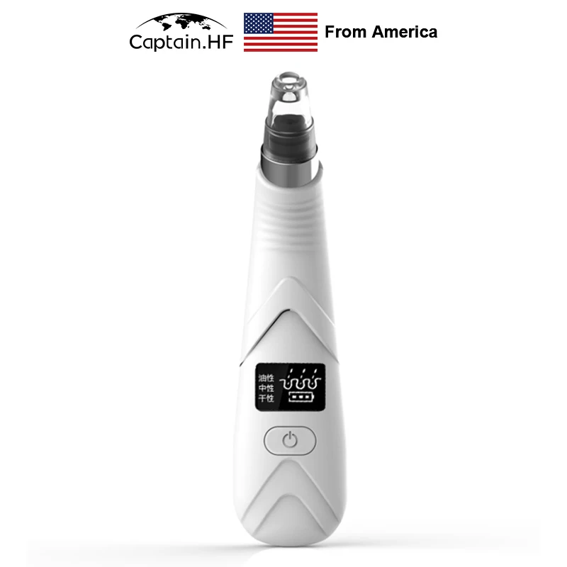 

US Captain Vacuum Blackhead Face Remover, Deep Nose Cleaner, T Zone Pore Acne Pimple Removal, Cleaninig Skin Tool