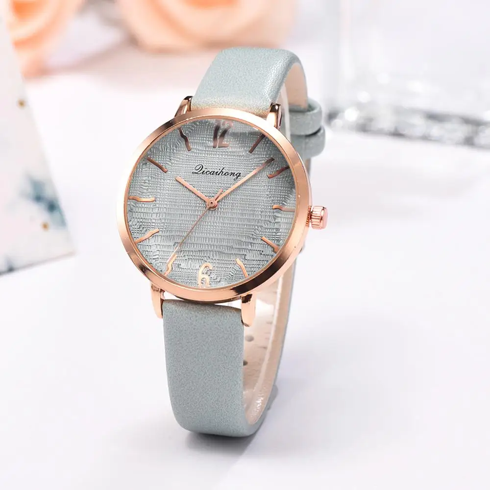 INS Популярные авокадо зеленые часы Ретро женские изысканные кварцевые винтажные