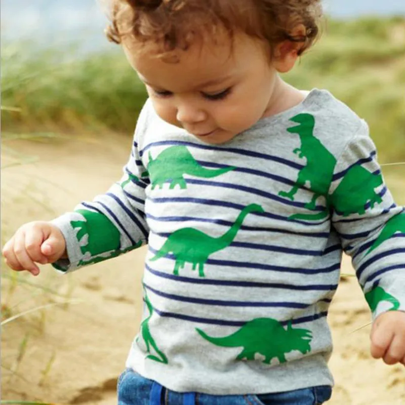 Детская футболка с длинным рукавом для девочек и мальчиков повседневная детская