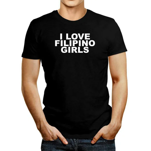 

I love Filipino girls Bold Text T-shirt