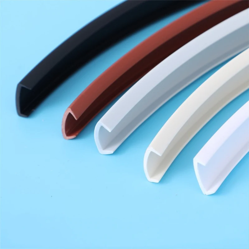 U Type Edge Banding Veneer Furniture Soft PVC Band for Home Table Wardrobe Cupboard Side Panel Decor Protective Seal Strip | Обустройство