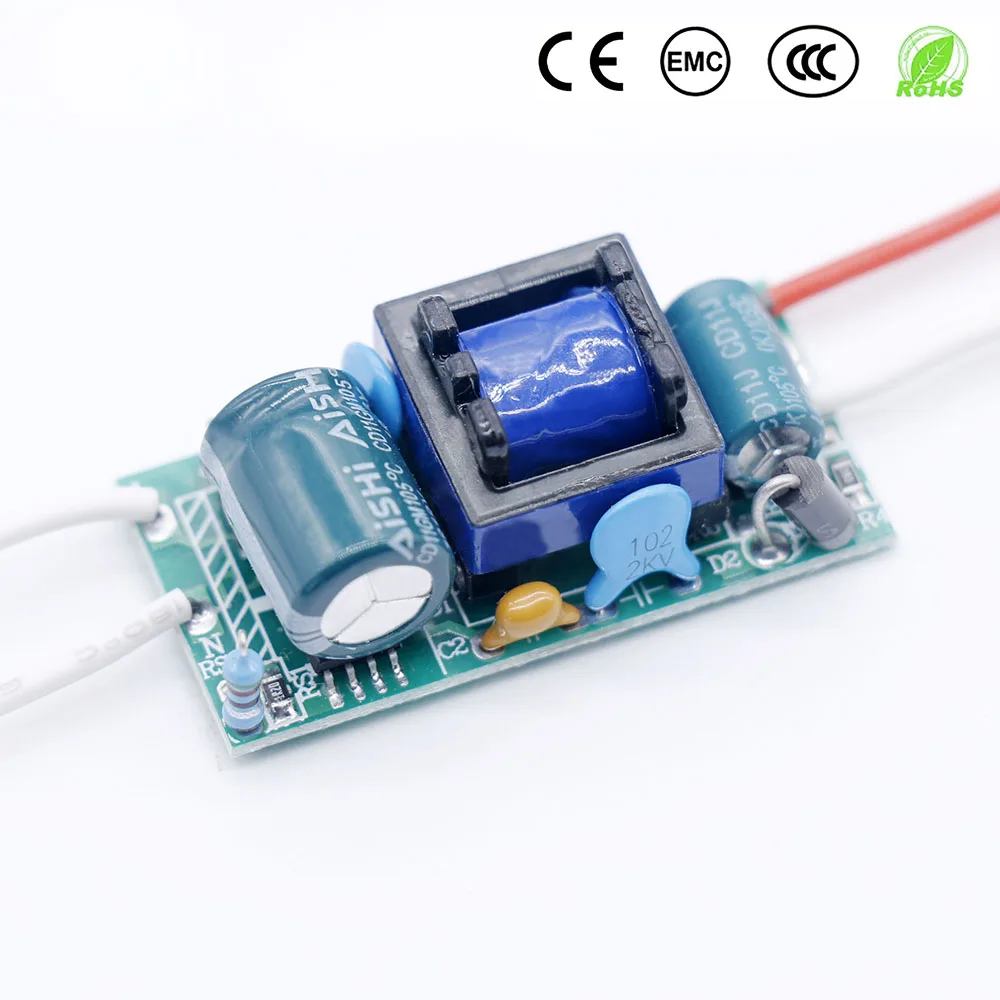 Светодиодный драйвер 1*3 Вт 2*3 3*3 для светодиодных фонарей AC85-265V источник питания