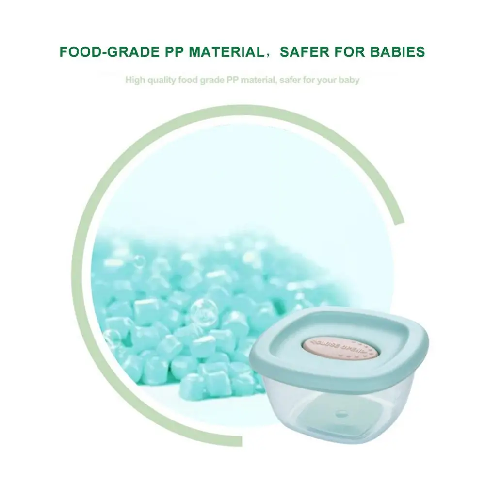 Комплект из 4 предметов для малышей круглая холодильник контейнер хранения