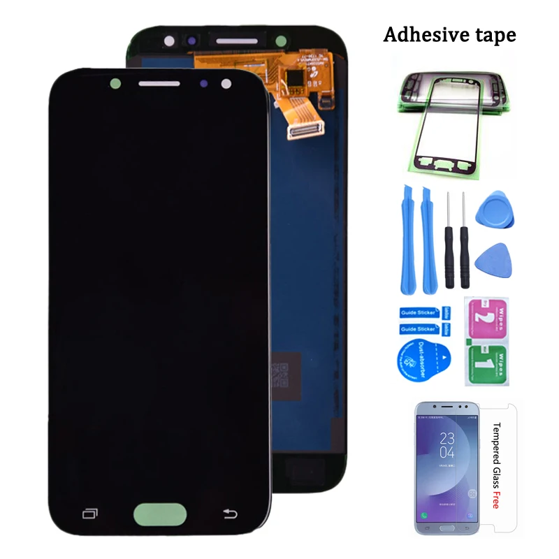J530 ЖК-дисплей для samsung Galaxy J5 J530 J530F ЖК-дисплей Дисплей Сенсорный экран планшета Ассамблеи ЖК-дисплей J5 Pro J5 Duos не отрегулировать