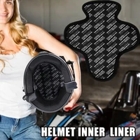 motorcycle helmet insert polyester liner cap cushion pad quick drying breathable sweat wicking helmet insulation lining