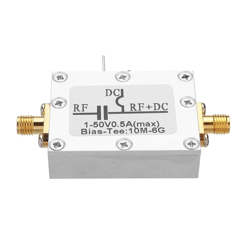 RF Biaser Bias Tee 10MHz 6GHz DC Blocker коаксиальный канал для HAM Radio RTL SDR LNA низкий уровень шума