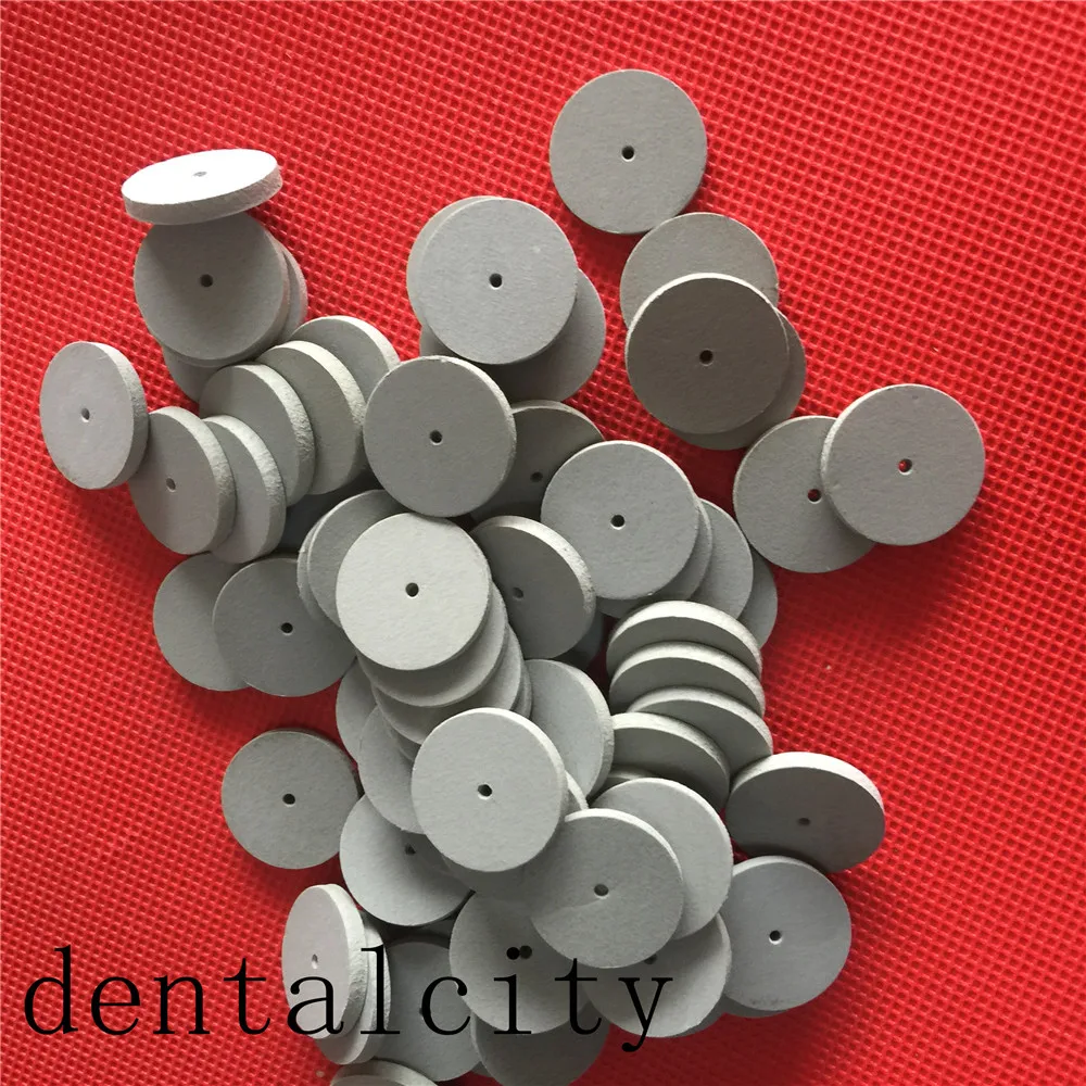 Серые зубные полировальные колеса стоматологический материал 100 шт.|dental lab|material