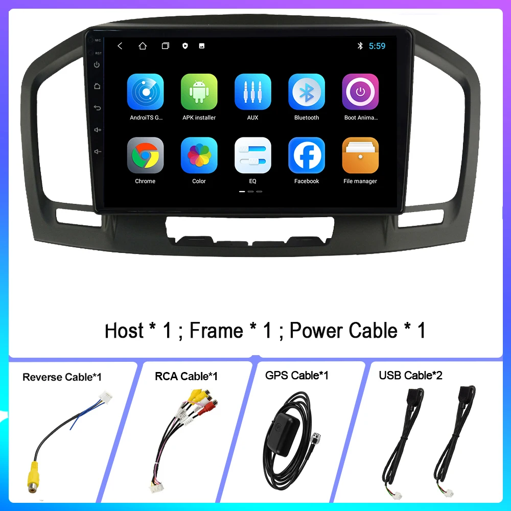 For Buick Regal Opel Insignia 2009-2013 Android 10 Car Radio Autoradio Multimedia Stereo GPS Navigation Audio No 2din DVD Player |