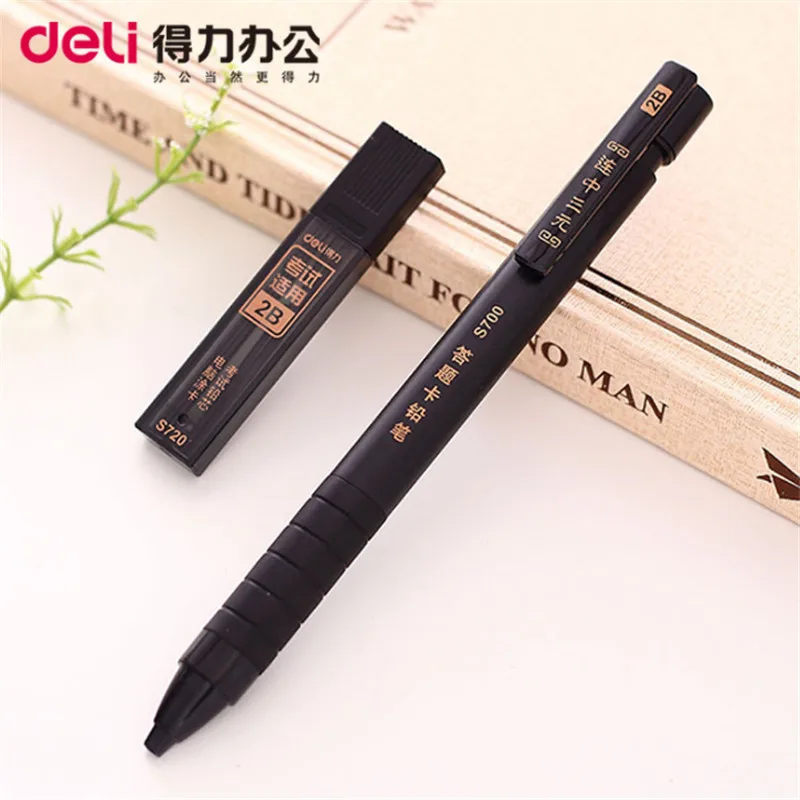 Карандаш с карточным покрытием deli пенал ответом студенческий тест 2B карандаш для